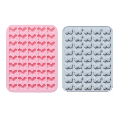 3Pcs Bowknot Silicone Molds Chocolate Candy Mold for Diy Dessert Ice Block Mold - Image 1 of 4