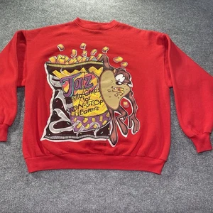 1994 Taz Tortilla Chips Tasmanian Devil 90s Looney Tunes Sweater One Size Fit Al - Bild 1 von 12