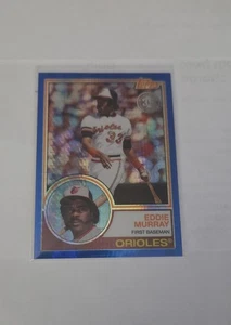 #20/150 Eddie Murray 2018 Topps 1983 Topps Design Cromo Blu Rifrattore Orioles - Foto 1 di 1