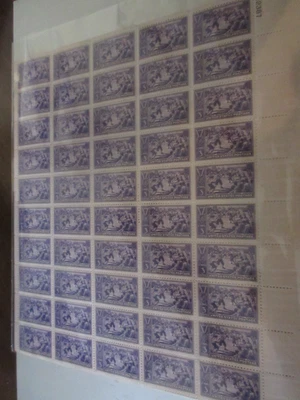 Mint NH US Scott # 855 Baseball Sheet    3124 - 24 - Image 1 of 2