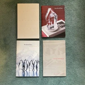 Steuben Crystal Glass Catalogs Lot of 4 - Picture 1 of 1