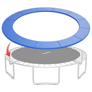 16FT Trampoline Replacement Safety Pad Bounce Frame Waterproof Spring Cover Blue - Picture 1 of 2