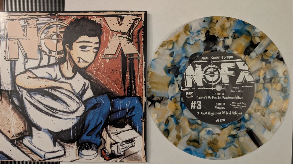 NOFX Final Show Edition 7" #3 San Pedro Color Vinyl Rare Final Tour - Image 1 of 1