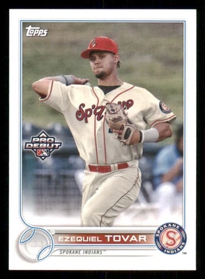2022 Topps Pro Debut #PD64 Ezequiel Tovar - Image 1 of 2
