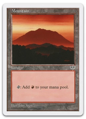 Mountain (Mirage) #41 (NM) Anthologies ATH Magic MTG - Image 1 of 2