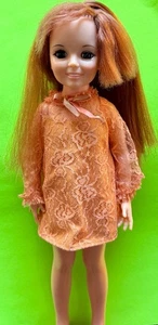 "MUÑECA CRISSY, ORIGINAL 18"" CON ATUENDO ORIGINAL, IDEAL 1969, PELO TLC, ¡BUENA! - Imagen 1 de 24