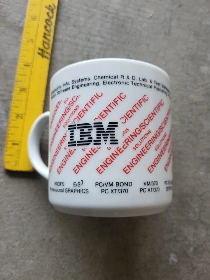 Vintage 1980s IBM Programming Engineering Mug Cup - Image 1 of 4