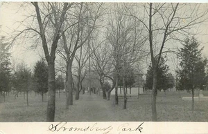 c1910 Stromberg Nebraska Park Lane RPPC Postkarte 25-10797 - Bild 1 von 2