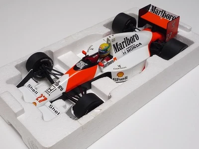 MINICHAMPS 1:18 McLAREN HONDA MP4/5B A. SENNA WORLD CHAMPION 1990 "Marlboro" - Image 1 of 4