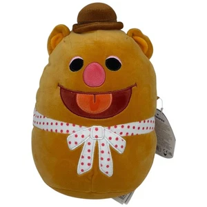 Disney Muppets Fozzie Oso Squishmallows Peluche Marrón Sombrero Lunares Arco - Imagen 1 de 4