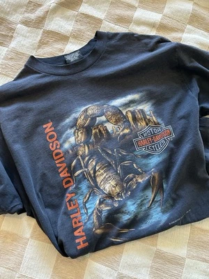 Vintage 1992 Harley Davidson 3D Emblem Shirt - Image 1 of 4