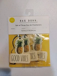 Rae Dunn Deodoranti Auto Cartone Profumato Totalmente Tropicale Confezione da 3 - Foto 1 di 1