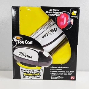 TouCan Can Opener Battery Operated One Touch Smooth Edges New Sealed - Picture 1 of 2
