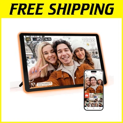 Neon Light Digital Frame with Quick Sharing - Perfect Gift for Any Occasion - Image 1 of 4