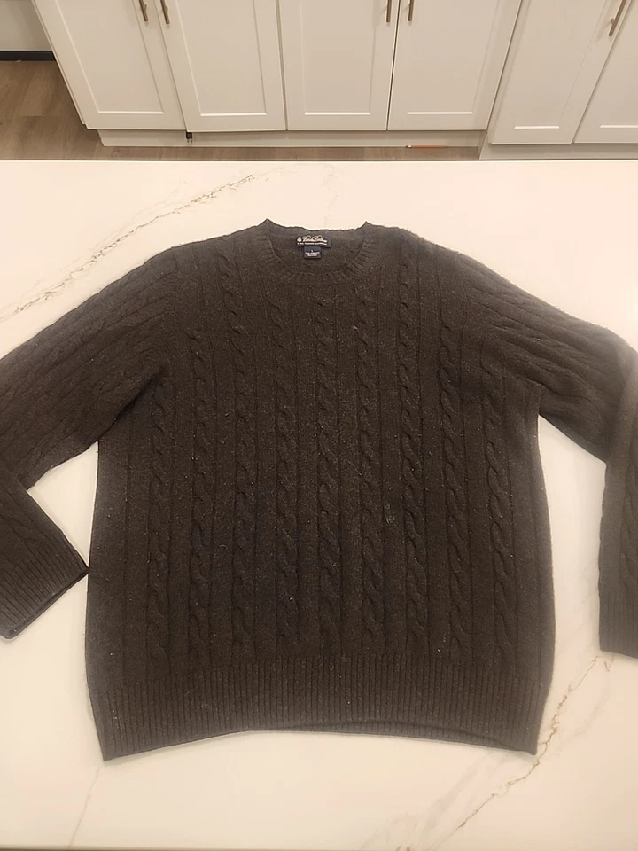 De Colección Brooks Brothers 4ply Italia Cachemira Escocia Talla L Marrón Foto 1 de 4