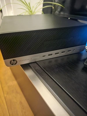 HP ProDesk SFF Ryzen 5 CPU RX6300 (2GB) GPU 8GB RAM 256GB SSD Windows 11  - Image 1 of 4
