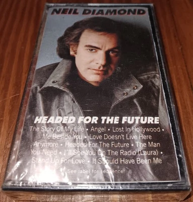 Neil Diamond Headed For The Future SEALED Cassette 1986 CBS OCT 40368 - Image 1 of 3