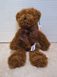 Vintage 2001 Mary Meyer Plush Brown Floppy Bean Bag Bear Cocoa 'n Spice 8" - Picture 1 of 7