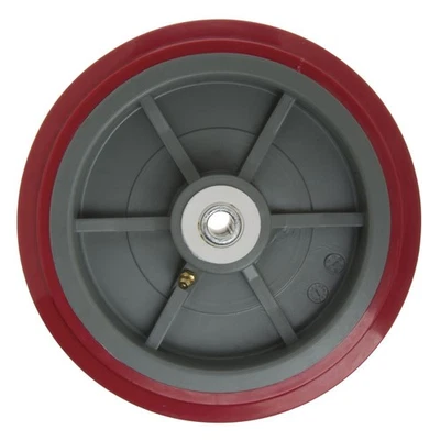 HUBERT® Red Polyurethane Replacement Wheel - 8"Dia