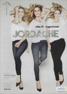 JORDACHE 1-Seite DRUCK AD Herbst 2013 HEIDI KLUM enge Leggings Füße in High Heels - Bild 1 von 1