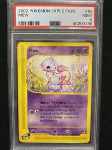 2002 Pokemon Expedition Mew 55/165 PSA 9 Mint - Picture 1 of 1
