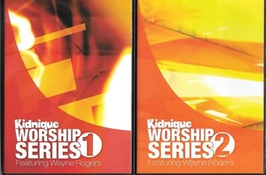 Kidnique Worship Series 1&2 featuring Wayne Rogers-2 dvds w/accompaniment tracks - Picture 1 of 2