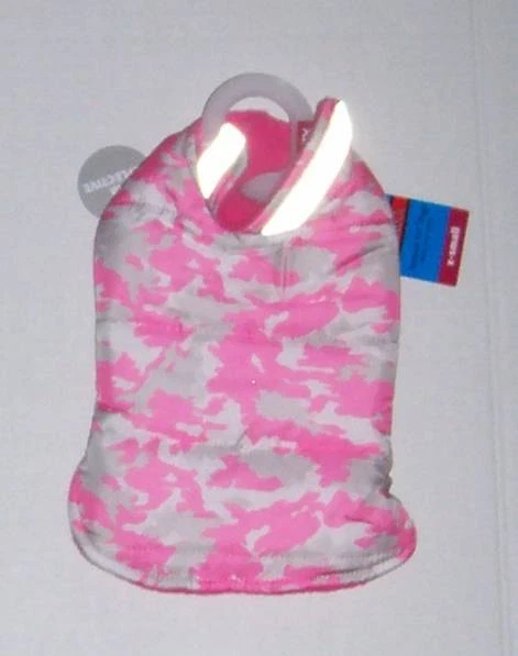 NWT Bret Michaels Pets Rock Pink Camo Puffer Coat Reflective XS Extra Small Dog - Image 1 of 1