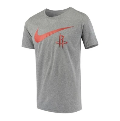 Nike Houston Rockets Nike Swoosh Logo Legend T-Shirt - Heather Gray 938549-063 M - Image 1 of 2