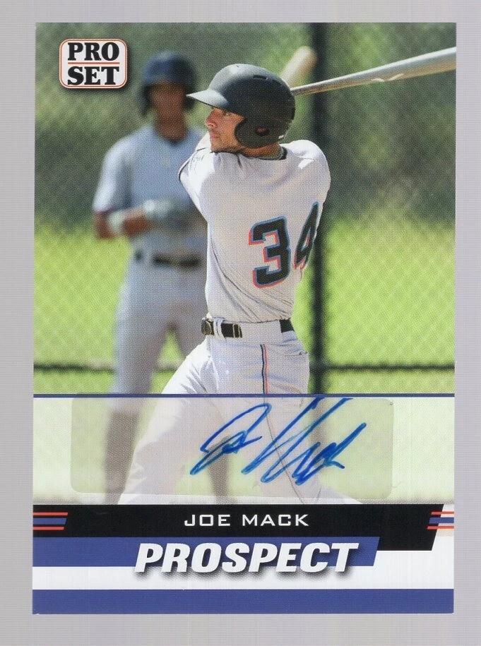 JOE MACK 2022 LEAF PRO SET PROSPECT ROOKIE RC AUTO **MIAMI MARLINS** SP - Image 1 of 2