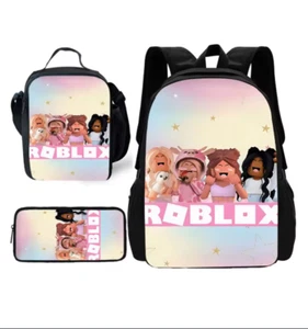 Cartoon Game Roblox School Bag Backpack For Kids - Picture 1 of 2