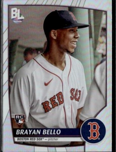 BRAYAN BELLO SP RC 2023 Topps BIG LEAGUE Baseball RAINBOW FOIL Card #211 RED SOX - Picture 1 of 2