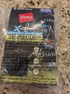 Hanes Boys X-Temp Printed Stretch Boxer Briefs 5 pck multicolor Youth XL 18-20 - Picture 1 of 9