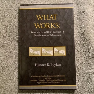 NEW ~ What Works Research-Based Best Practices in Developmental Education - 2002 - Picture 1 of 3