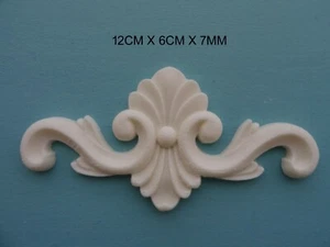 Aplique decorativo centro de desplazamiento resina muebles moldeo onlay NR33 - Imagen 1 de 4
