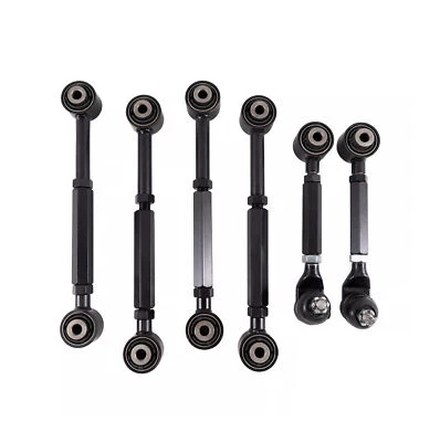 6 Pcs Rear Upper & Lower Control  Camber Arms for Honda Accord 2003 2004-2007 Foto 1 de 4