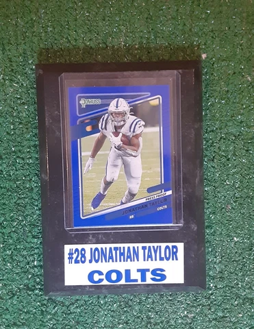 JONATHAN TAYLOR CARD PLAQUE COLTS 2021 Donruss Press Proof Cover