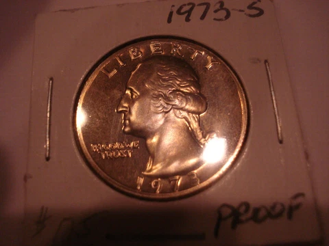 1973-S- WASHINGTON QUARTER-PROOF Cover