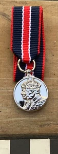 2023 Charles III coronation medal miniature - Picture 1 of 2