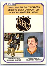 1981-82 **C** Don Edwards/Glenn Resch Buffalo Sabres / Colorado Rockies #389
