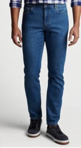 Peter Millar Crown Jeans, Pilot Mill Classic - Herrengröße 32" x 34" Einzelhandel $ 170 - Bild 1 von 8