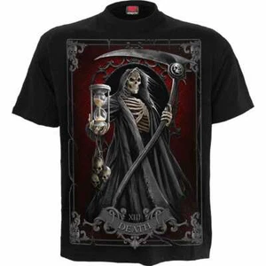 Spiral Direct Death Tarot Card Major Arcana Grim Goth Reaper Dead Shirt T202M101 - Picture 1 of 4