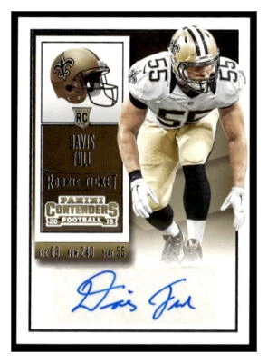 2015 Panini Contenders Davis Tull AUTOGRAPH - Image 1 of 2