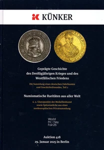 Künker: Geprägte Geschichte des Dreißigjährigen Krieges Westfälischen Numismatic - Picture 1 of 1