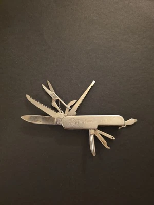 Navaja de bolsillo vintage estilo ejército suizo 11 herramientas (recuerdo de participación 4-H) Foto 1 de 4