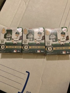 Lot Of 3 Oakland Athletics A’s Mini Figures New Factory Sealed - Picture 1 of 1