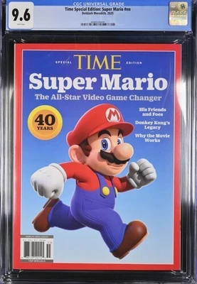 2025 Time Magazine Special: Super Mario Newsstand CGC 9.6 - Image 1 of 2