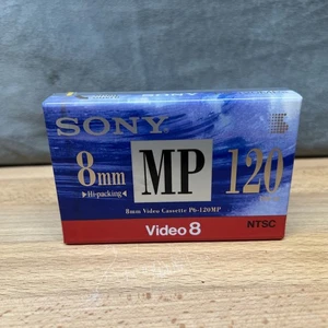 Sony 8mm MP 120 Video Cassette NTSC Hi-Packing Metal MP Tape - Imagen 1 de 3