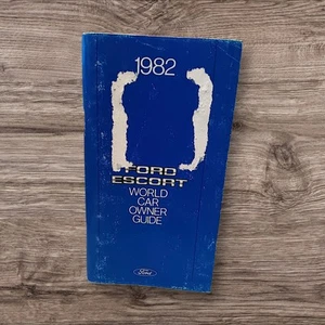 1982 FORD ESCORT WORLD CAR OWNER GUIDE/MANUAL | FIRST PRINTING (JULY 1981) - Foto 1 di 3