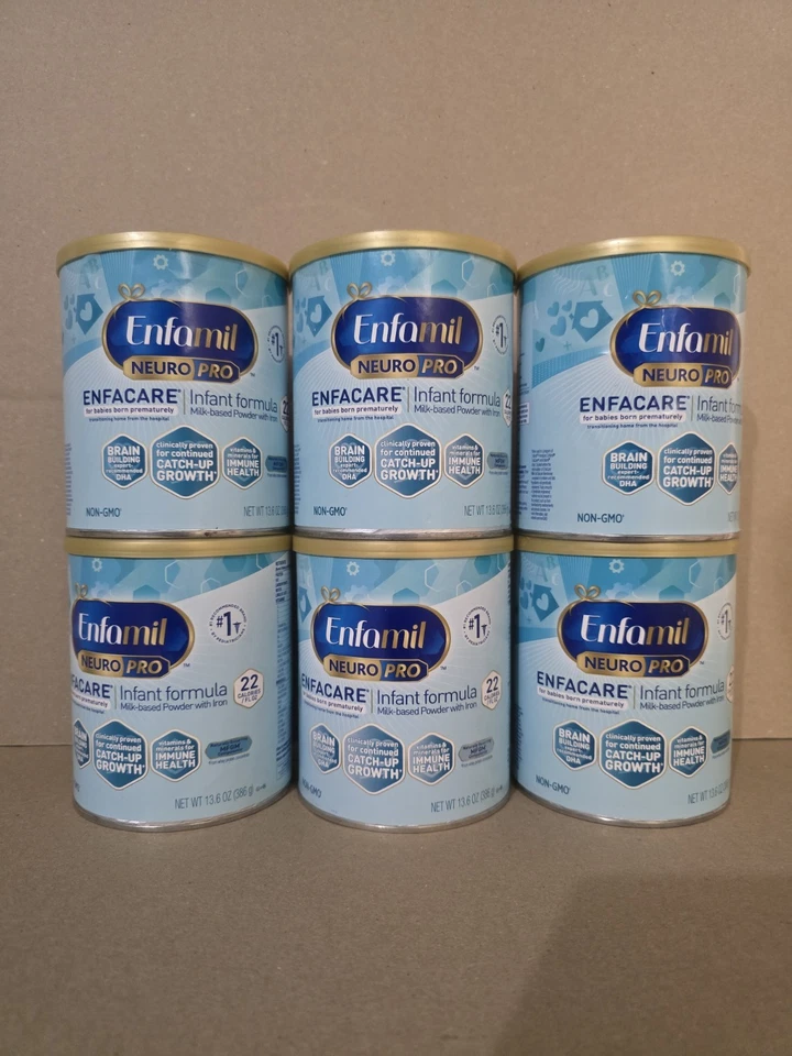 (6 Cans)Enfamil Enfacare NeuroPro  13.6 Oz FREE SHIPPIN EXP 01/2026 - Image 1 of 1