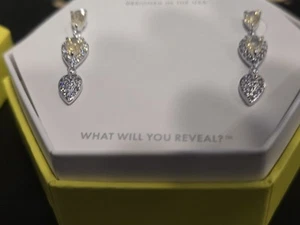 Bomb Party Earrings - RBP5891 The Thrill of the Day Lemo  CZ/Rhodium Plating  - Picture 1 of 3